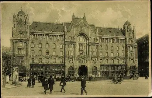 Ak Budapest Ungarn, Gresham palota, Palais