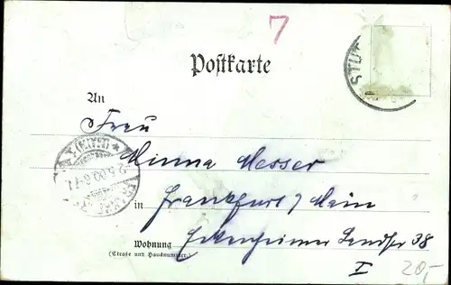 Litho Untertürkheim Stuttgart in Baden Württemberg, Panorama, Grabkapelle