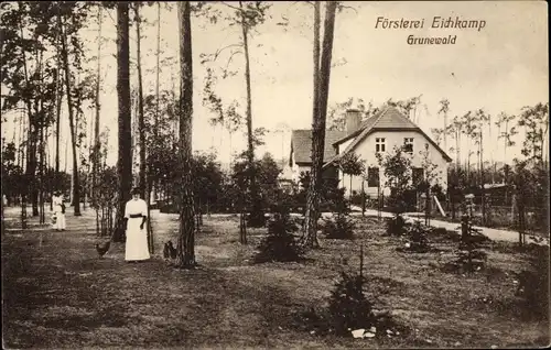 Ak Berlin Wilmersdorf Grunewald, Försterei Eichkamp