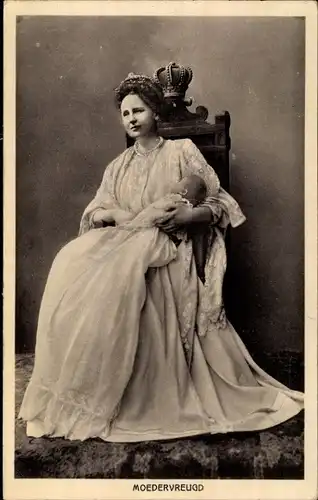 Ak Königin Wilhelmina der Niederlande, Prinzessin Juliana, Portrait
