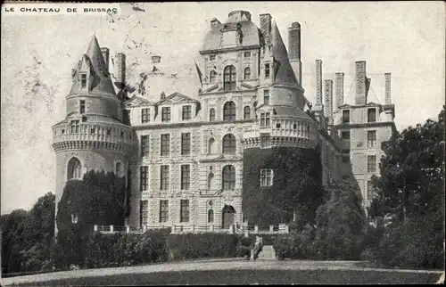 Ak Brissac Maine et Loire, Le Chateau