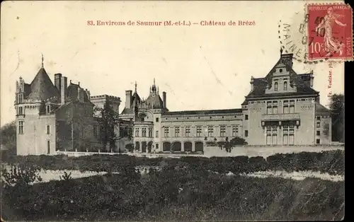 Ak Brézé Bellevigne les Châteaux Maine et Loire, Chateau de Brézé