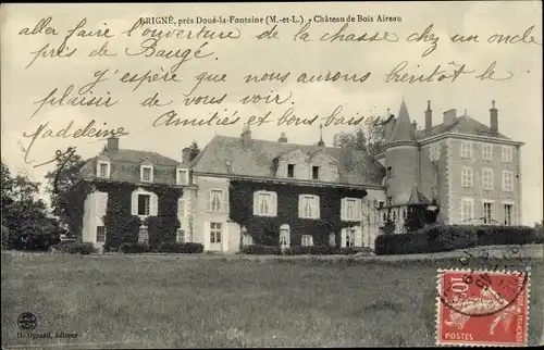 Ak Brigné Maine et Loire, Chateau de Bois Aireau