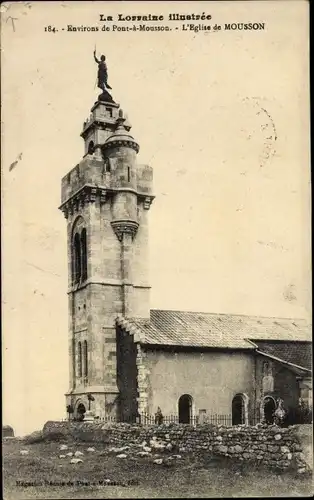 Ak Pont à Mousson Meurthe et Moselle, L'Eglise de Mousson