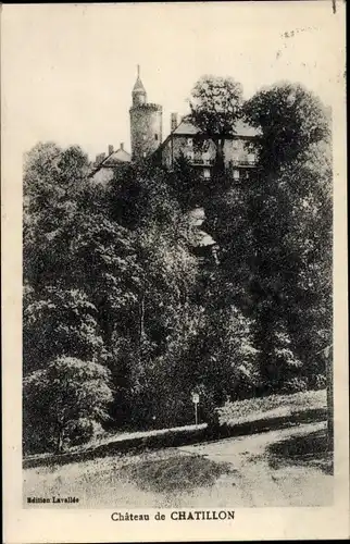 Ak Cirey sur Vezouze Meurthe et Moselle, Chateau de Chatillon