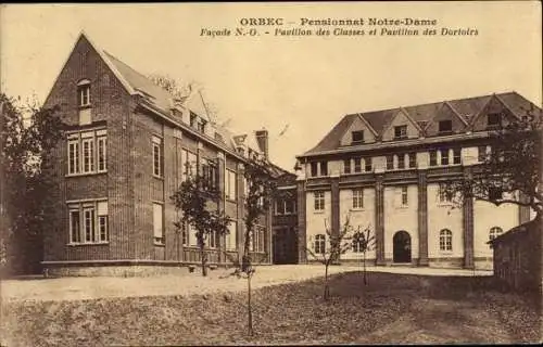 Ak Orbec Calvados, Pensionnat Notre Dame