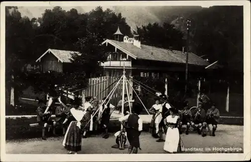 Ak Bandltanz im Hochgebirge, Volkstanz