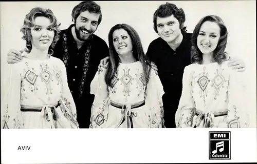 Ak Musikband AVIV, Mitglieder der Band, Langspielplatte 33, EMI Columbia