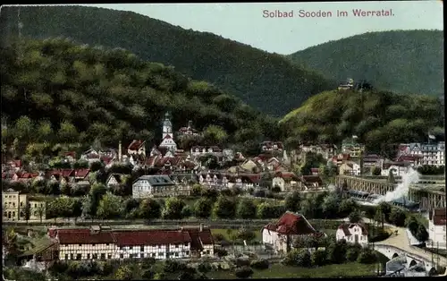 Ak Bad Sooden Allendorf in Hessen, Gesamtansicht