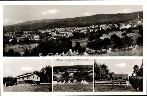 Ak Seibersbach im Hunsrück, Panorama, Schwimmbad, Ortspartie