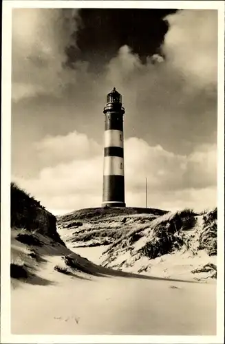 Ak Insel Amrum in Nordfriesland, Leuchtturm