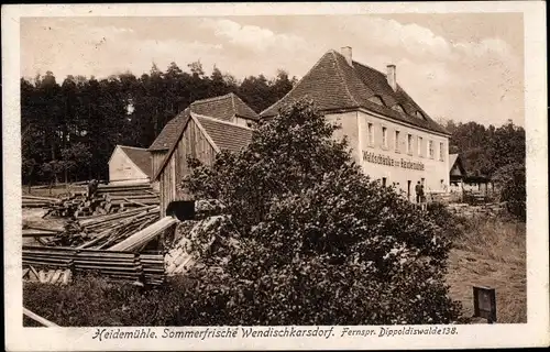 Ak Wendischkarsdorf Karsdorf Rabenau, Heidemühle
