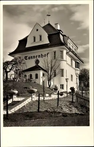 Ak Grünwald bei München, Gästehaus Tannenhof, Bes. Langecker, Marktplatz 3