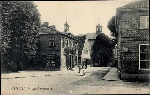 Ak Uetersen in Holstein, Kirchenstraße