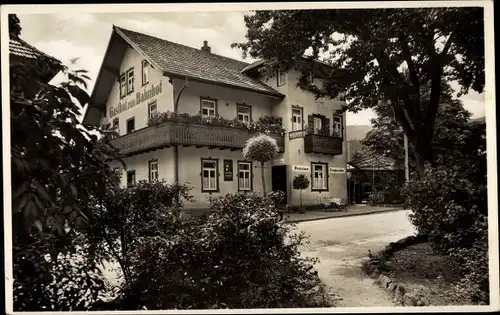 Ak Alpirsbach im Kreis Freudenstadt, Gasthof zum Bahnhof