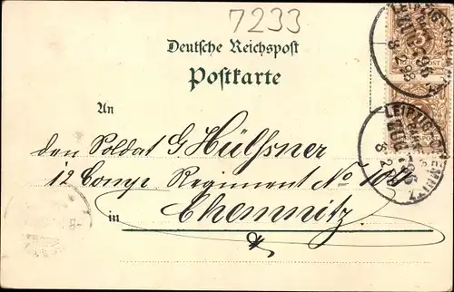 Litho Frohburg Sachsen, Post Hotel, Schloss, Amtsgericht, Rathaus, Turnhalle