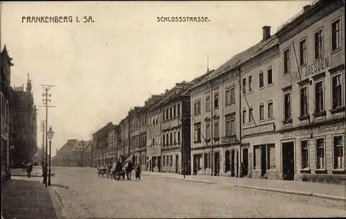 Ak Frankenberg an der Zschopau Sachsen, Schlossstraße, Hotel Stadt Dresden