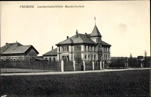 Ak Freiberg in Sachsen, Landwirtschaftliche Haushaltschule