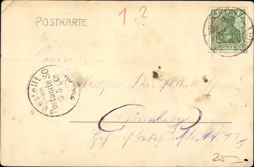 Ak Berlin Neukölln Buckow, Schloss, Forsthaus