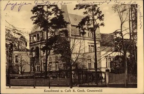 Ak Berlin Wilmersdorf Grunewald, Konditorei und Cafe, Königsallee 56