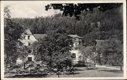 Ak Eisenberg im Saale Holzland Kreis, Pfarrmühle, Mühltal