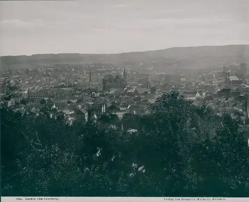 Foto Aachen in Nordrhein Westfalen, um 1885, Gesamtansicht, Blick vom Lonsberg