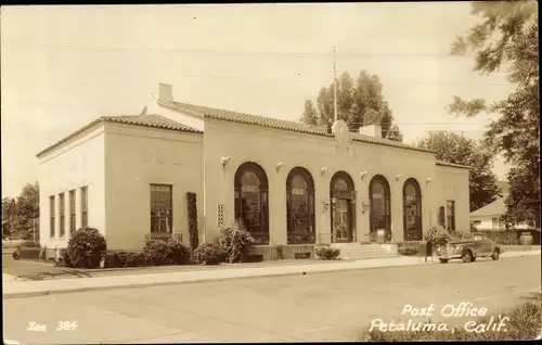 Foto Ak Petaluma Kalifornien USA, Post Office
