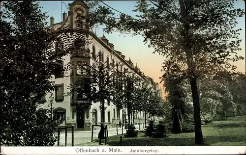 Ak Offenbach am Main Hessen, Isenburgring