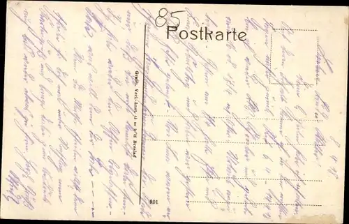 Ak Bischofswerda im Kreis Bautzen, Bautzener Straße, Parkschänke