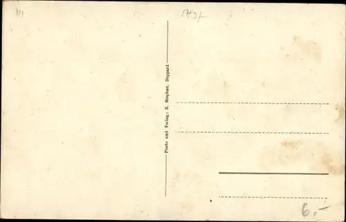 Ak Boppard am Rhein, Pensionat St. Carolus, Haushaltungsschule