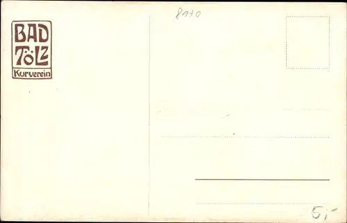 Künstler Ak Wackersberg Bad Tölz Bayern, Bauernhaus