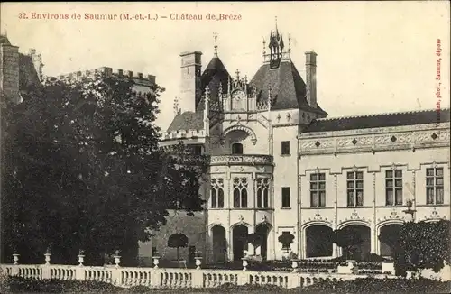 Ak Brézé Bellevigne les Châteaux Maine et Loire, Chateau de Brézé