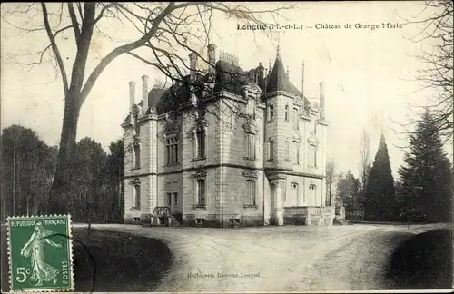 Ak Longué Maine et Loire, Château de Grange Marie