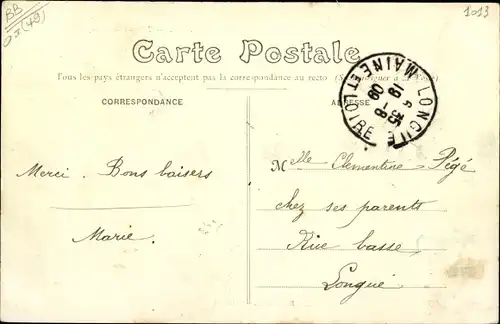 Ak Longué Maine et Loire, Château de Grange Marie