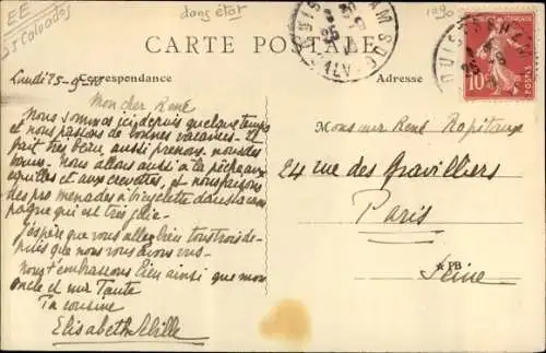 Ak Ouistreham Calvados, Pecheurs a l'equille