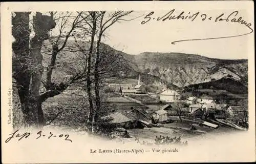 Ak Le Laus Hautes Alpes, Vue generale