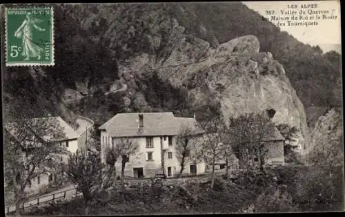 Ak Vallée du Queyras Hautes-Alpes, La Maison du Roi et la Rout des Tourniquets
