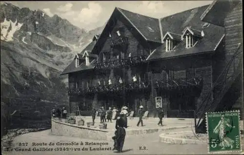 Ak Lautaret Hautes Alpes, Route de Grenoble a Briancon, Le Grand Galibier
