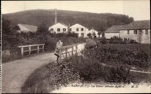 Ak Sare Pyrénées Atlantiques, Les Usines Abbadie-Aguirre