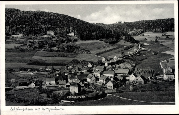 Ak Hettigenbeuern Buchen im Odenwald, Panorama