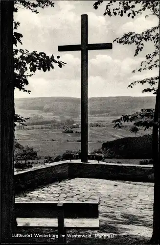 Ak Westerburg im Westerwald, Mahnmal