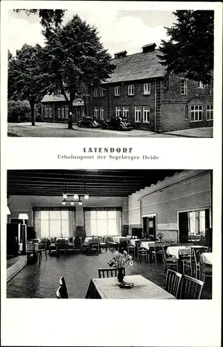 Ak Latendorf in Schleswig Holstein, Lindemanns Gasthaus