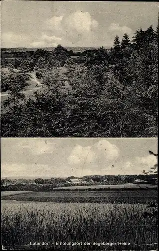 Ak Latendorf in Holstein, Segeberger Heide, Lindemanns Gasthaus