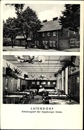 Ak Latendorf in Schleswig Holstein, Lindemanns Gasthaus