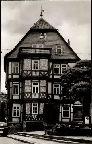 Ak Hessisch Lichtenau in Hessen, Rathaus 1651 erbaut