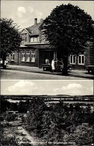 Ak Latendorf in Holstein, Segeberger Heide, Lindemanns Gasthaus