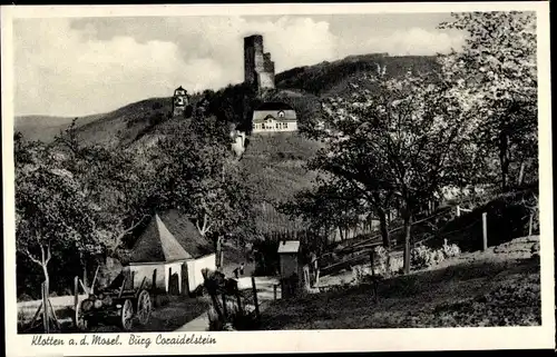 Ak Klotten an der Mosel, Burg Coraidelstein
