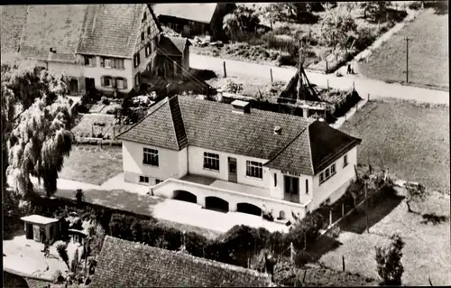 Ak Hirrlingen in Württemberg, Bausteine für Kindergarten, Luftbild, Blick auf den Ort