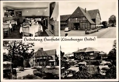 Ak Hanstedt in der Lüneburger Heide, Gasthaus, Heidekrug