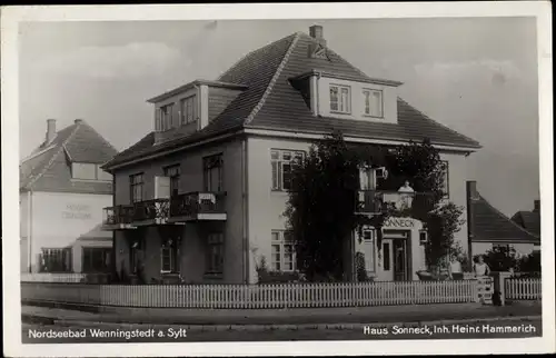 Ak Wenningstedt Braderup auf Sylt, Haus Sonneck